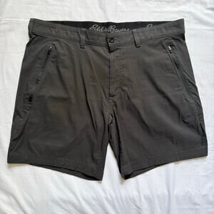 Eddie Bauer men's Horizon Guide Wander shorts nylon hiking dark gray sz 40